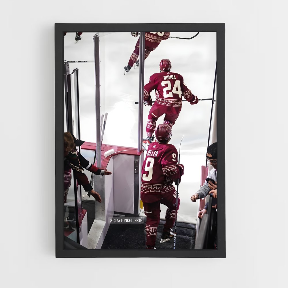 Poster Prêt à Entrer – affiche Hockey sur glace (vue 2)